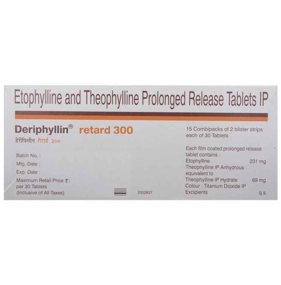 Deriphyllin Retard 300 Tablet PR