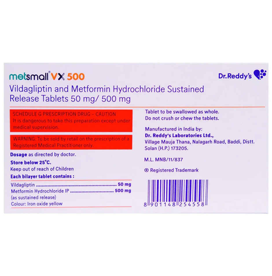 Metsmall VX 500 Tablet SR