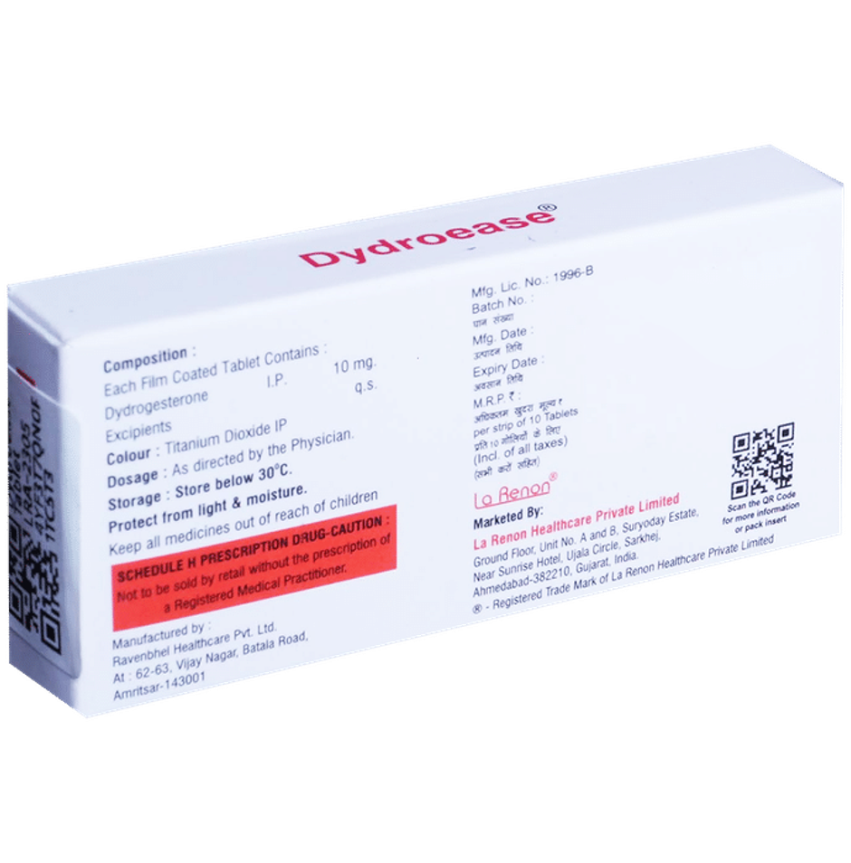 Dydroease 10mg Tablet