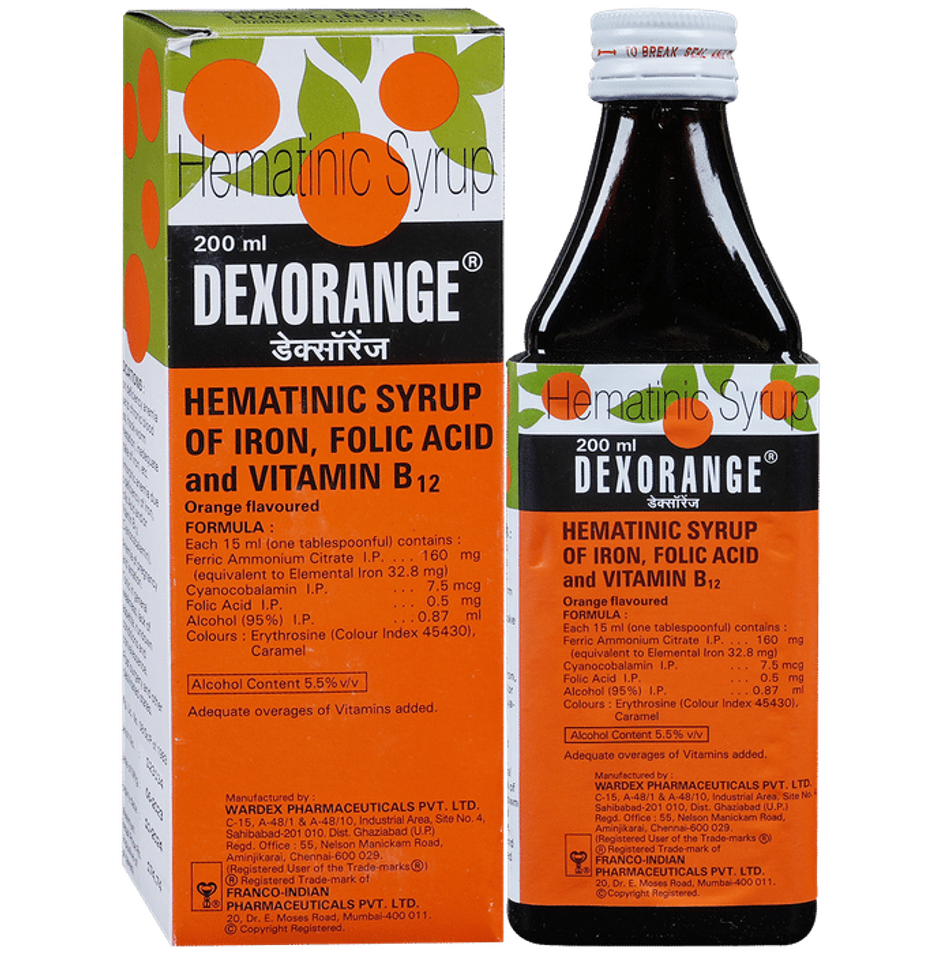 Dexorange Orange Flavour Syrup