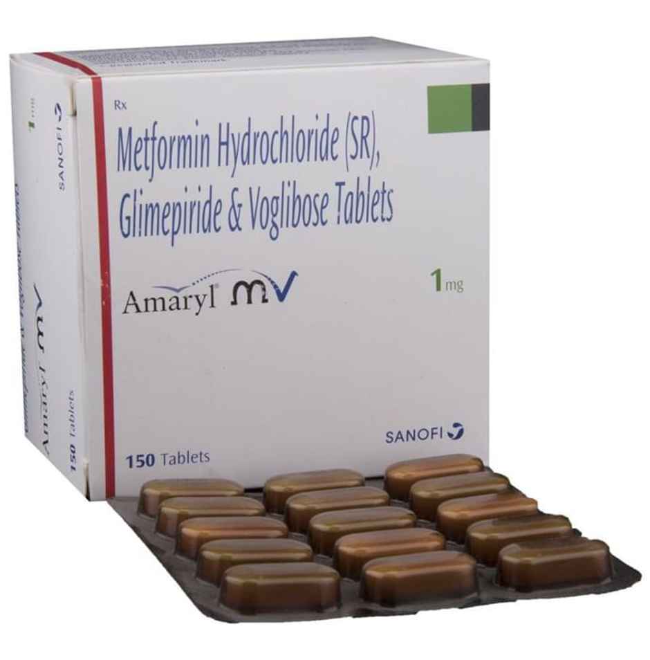 Amaryl MV 1mg Tablet SR