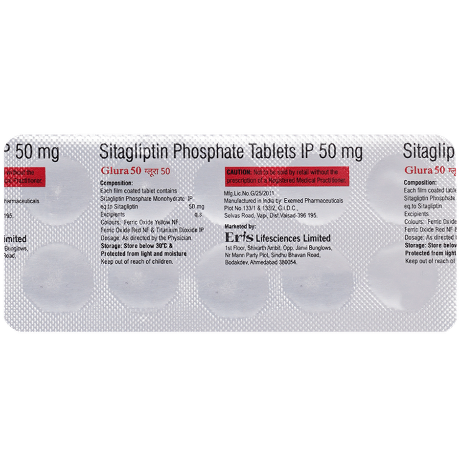 Glura 50 Tablet