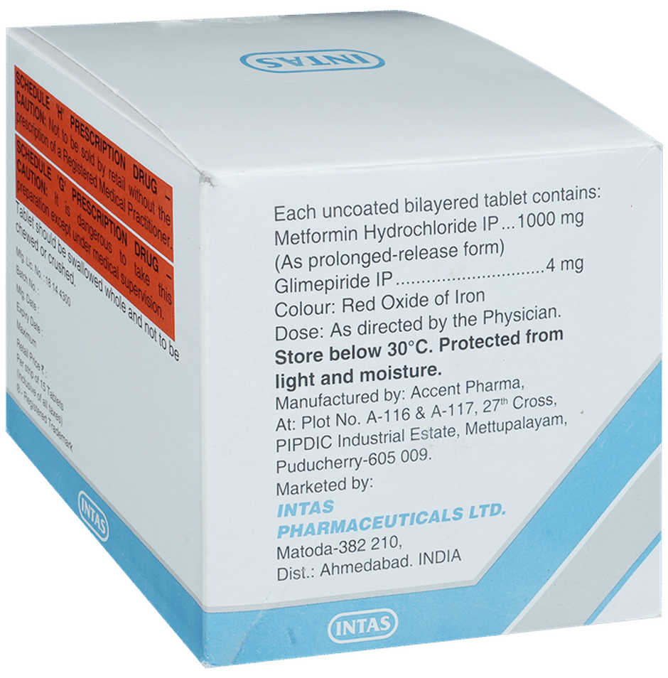 Zoryl M 4 Forte Tablet PR