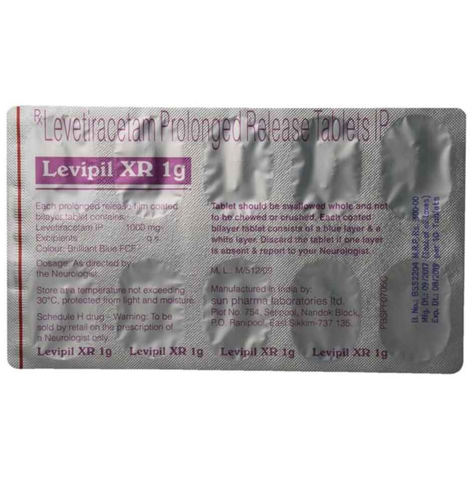 Levipil XR 1g Tablet PR
