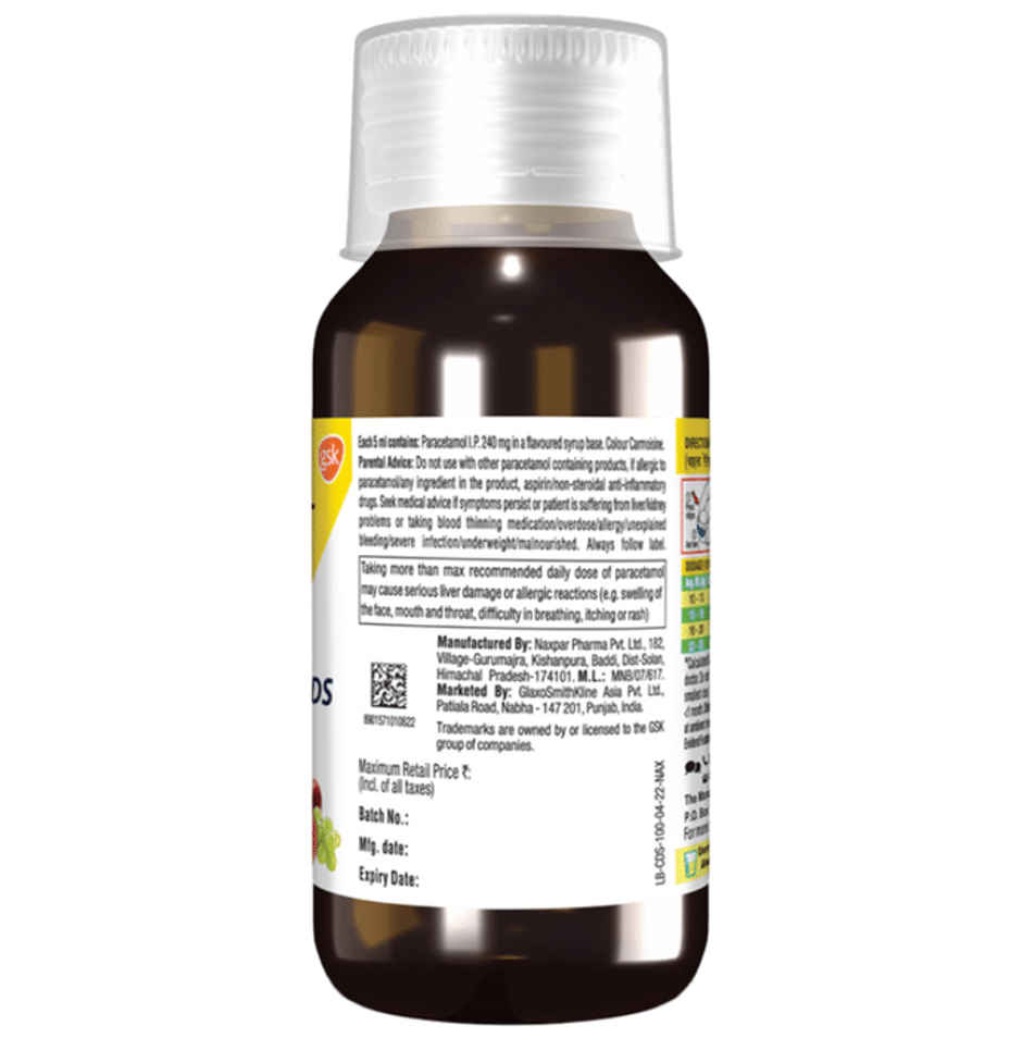 Crocin 240 DS Mixed Fruit Flavour Suspension