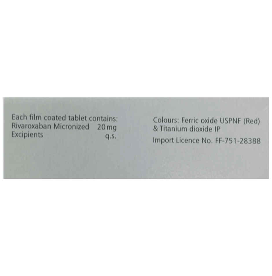 Xarelto 20mg Tablet