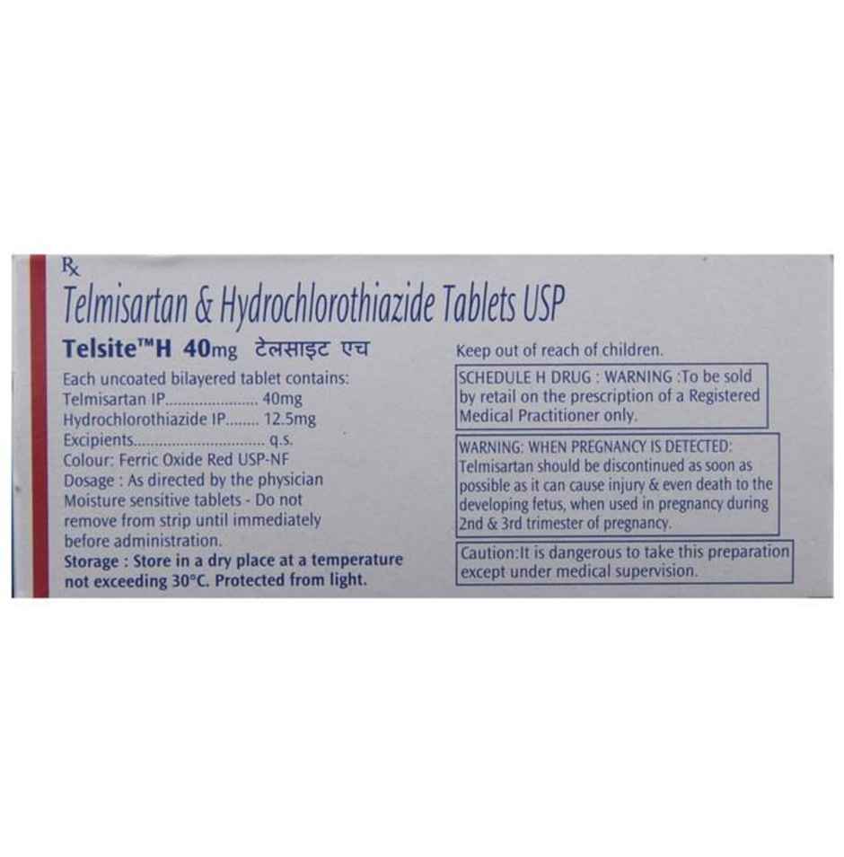 Telsite H 40mg Tablet
