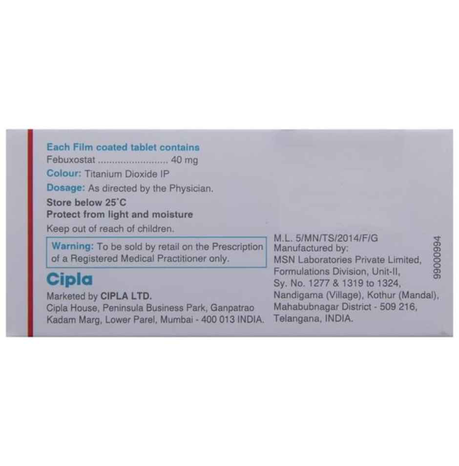 Febucip 40 Tablet