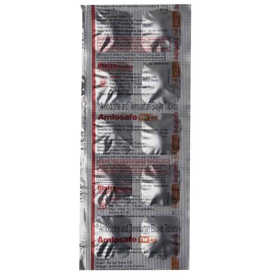 Amlosafe TM 40 Tablet