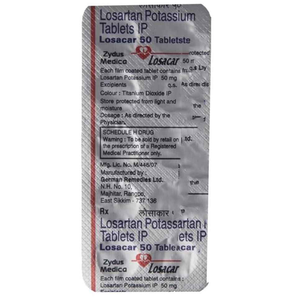 Losacar 50 Tablet