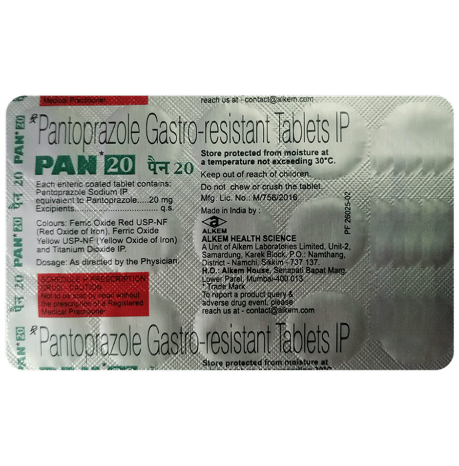 PAN 20 Tablet