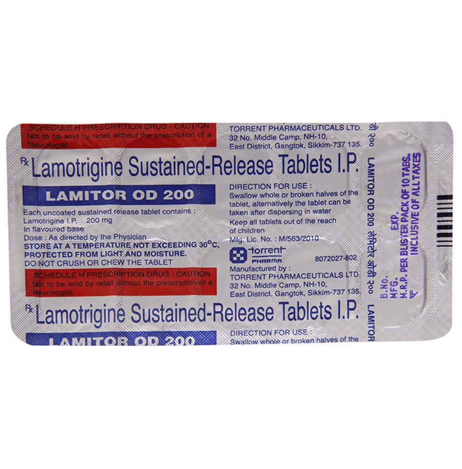 Lamitor OD 200 Tablet SR