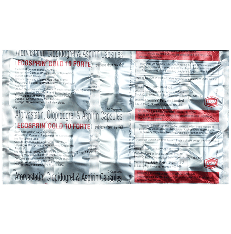 Ecosprin Gold 10 Forte Capsule