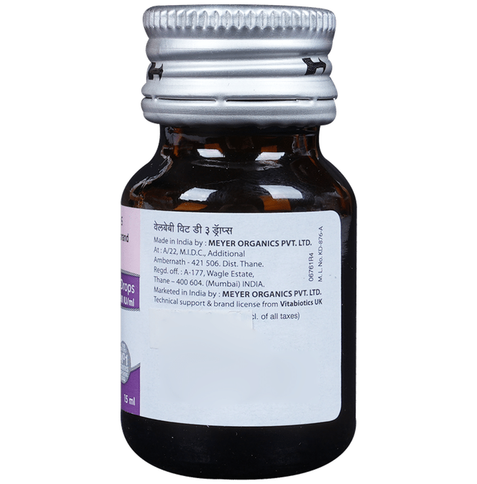 Wellbaby Vit 400 IU/ml Vitamin D3 Drop