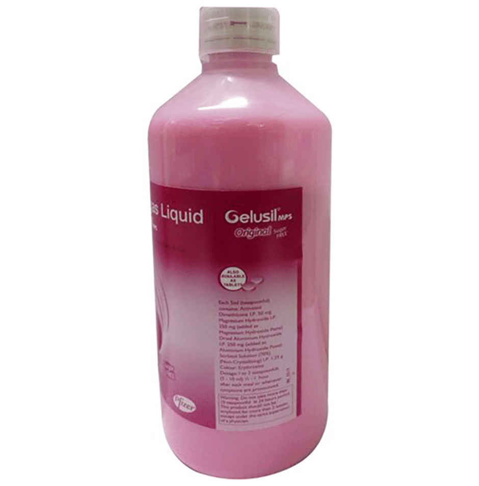 Gelusil MPS Original Mint Flavour Sugar Free Oral Liquid  Combo