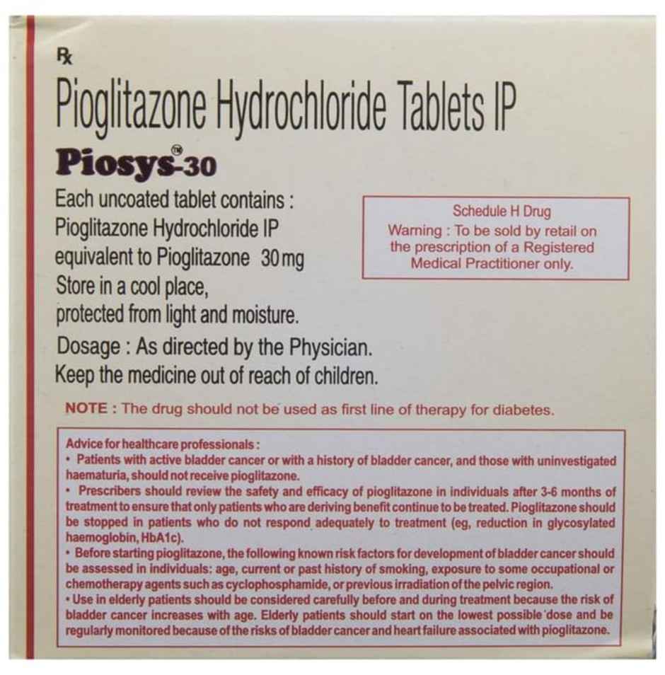 Piosys-30 Tablet