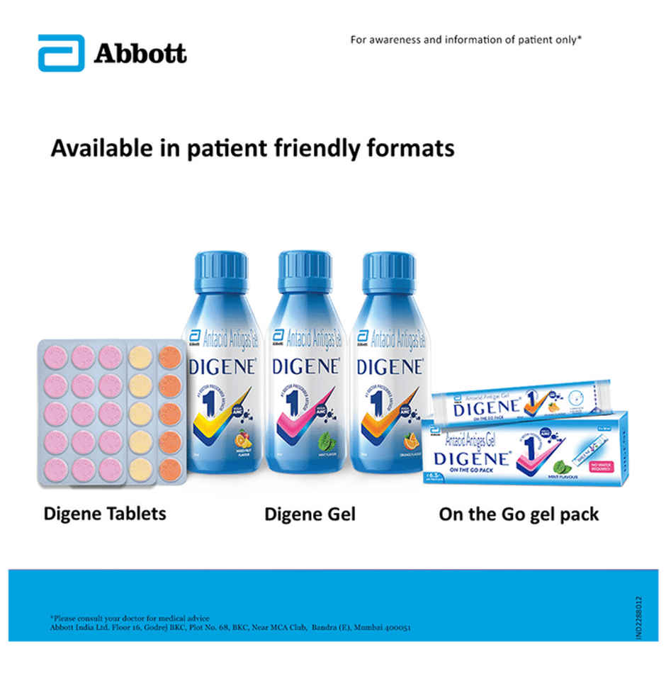 Digene Mint Flavour Oral Gel