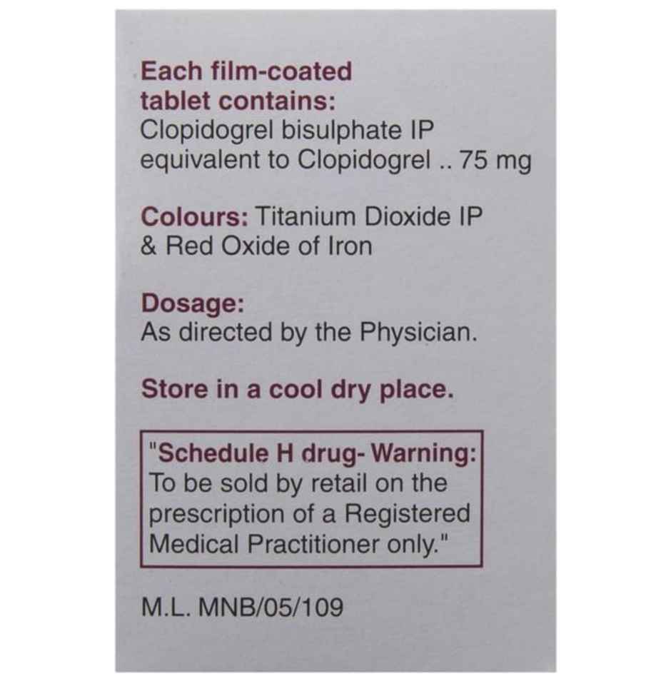 Clopivas-75 Tablet
