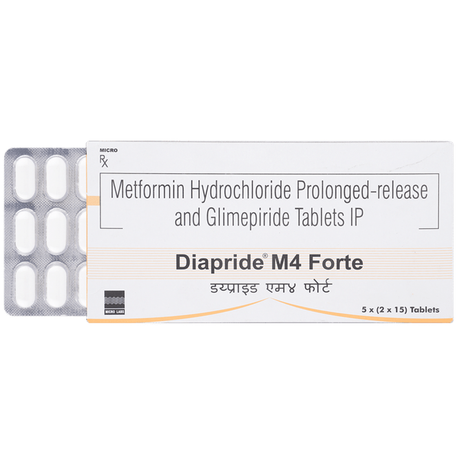 Diapride M4 Forte Tablet PR