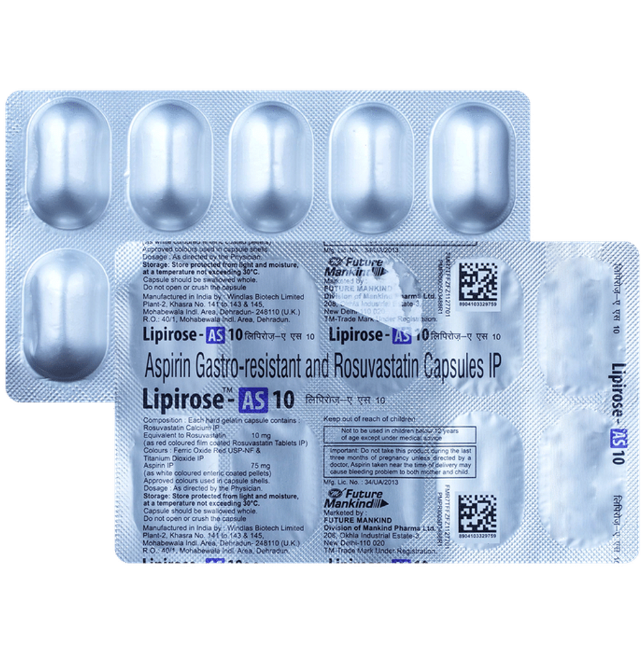 Lipirose-AS 10 Capsule