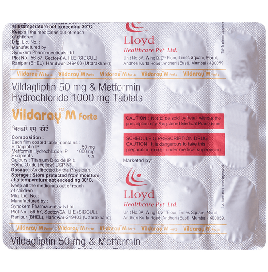Vildaray M Forte Tablet