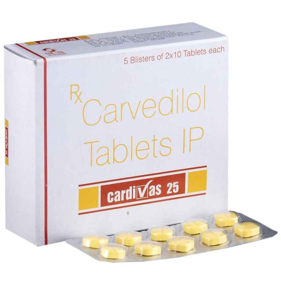 Cardivas 25 Tablet