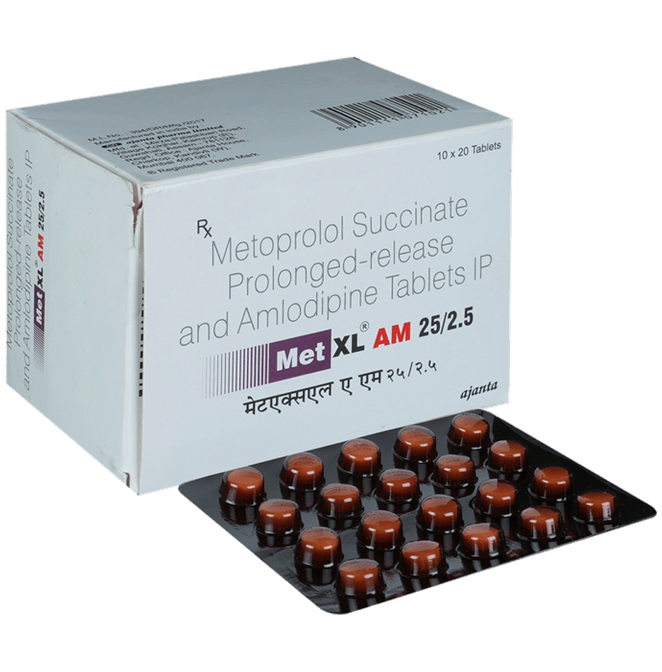 Met XL AM 25/2.5 Tablet PR