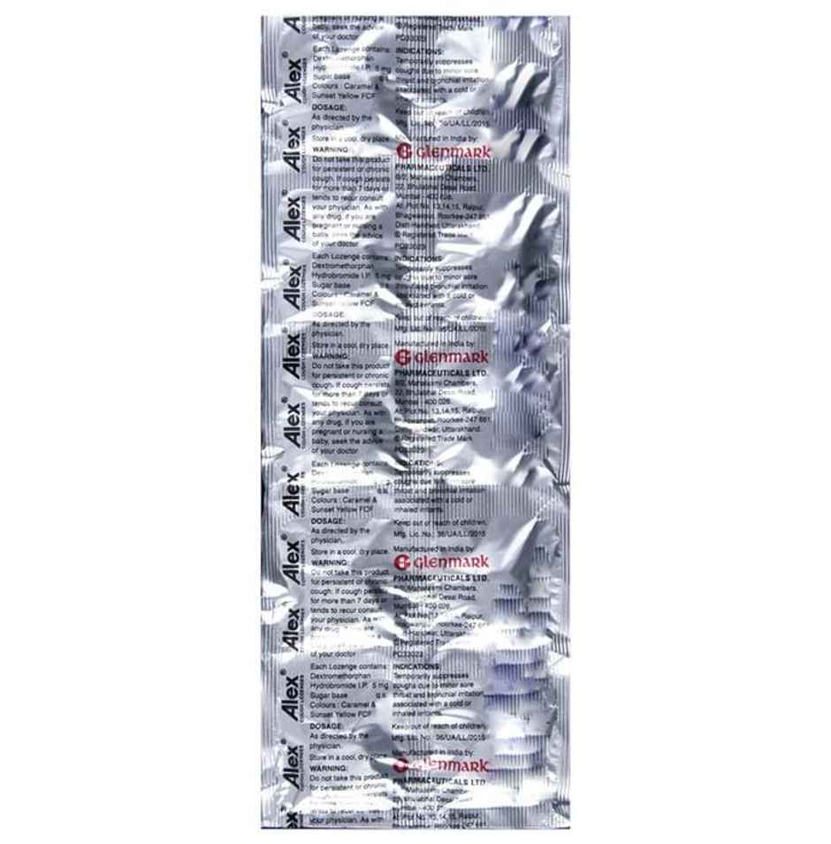 Alex Cough Ginger Lemon Lozenges 