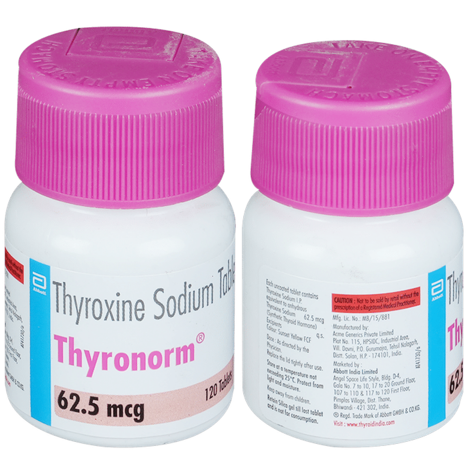 Thyronorm 62.5mcg Tablet
