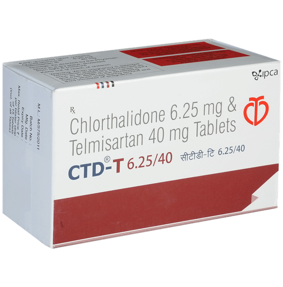 CTD-T 6.25/40 Tablet