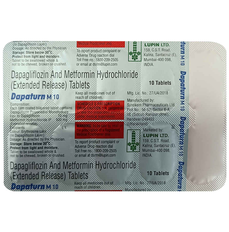 Dapaturn M 10 Tablet ER