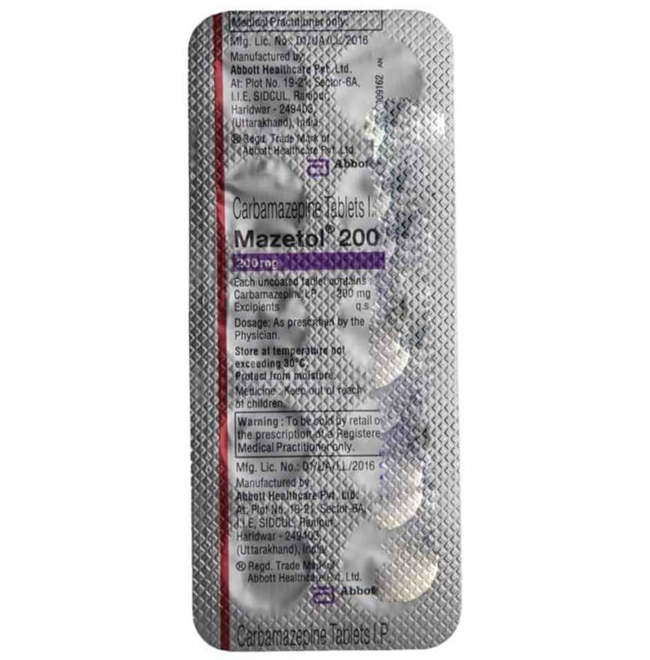 Mazetol 200 Tablet