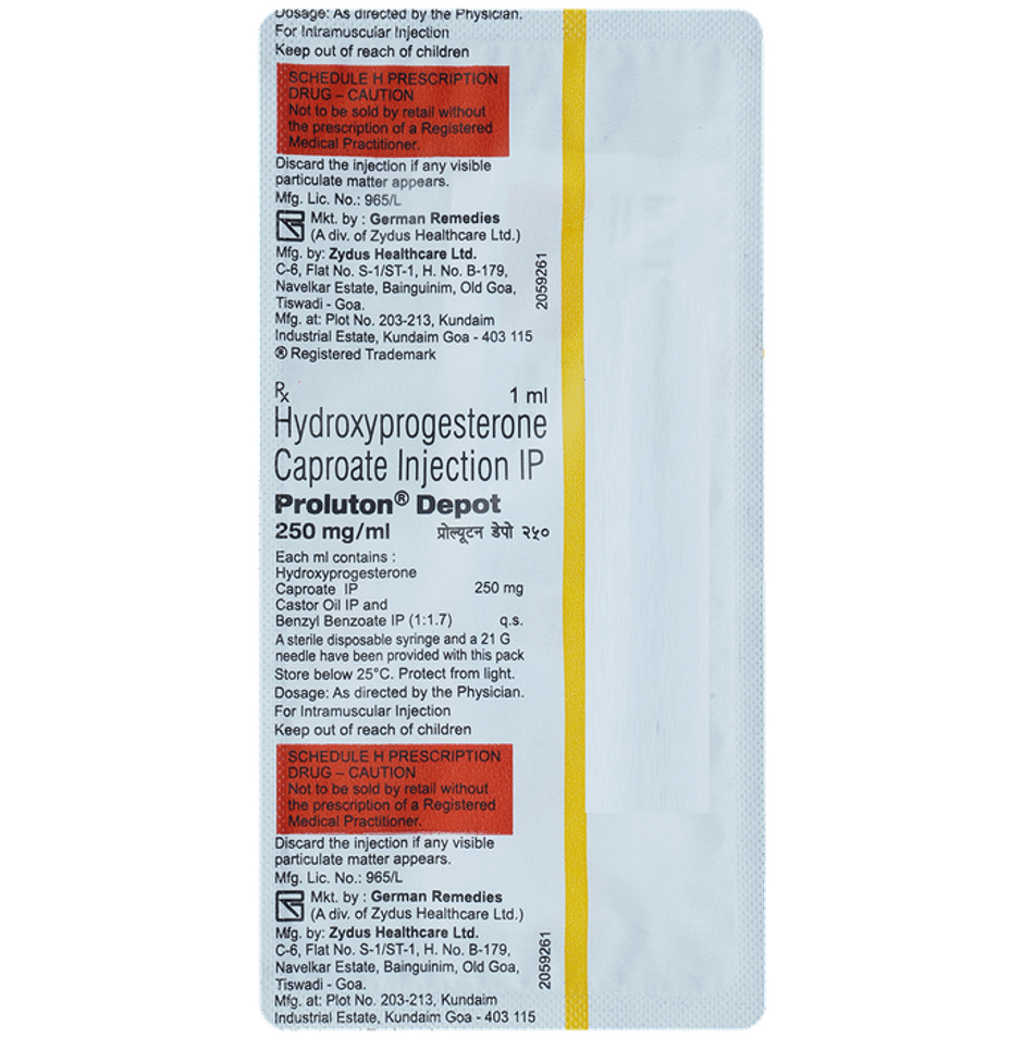 Proluton Depot 250mg/ml Injection 