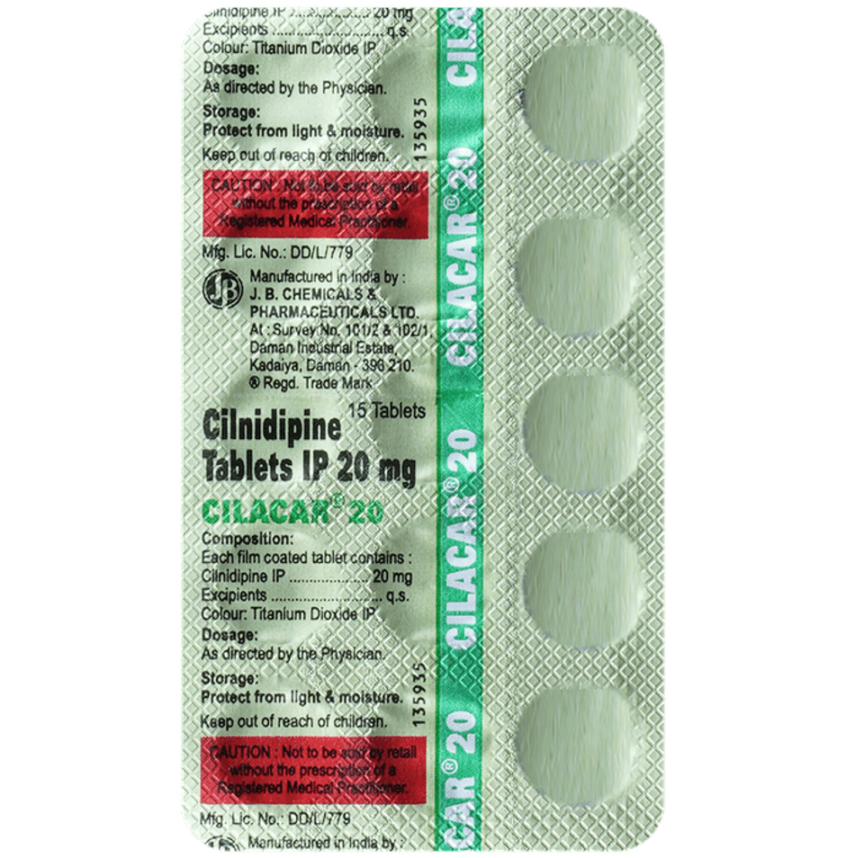 Cilacar 20 Tablet