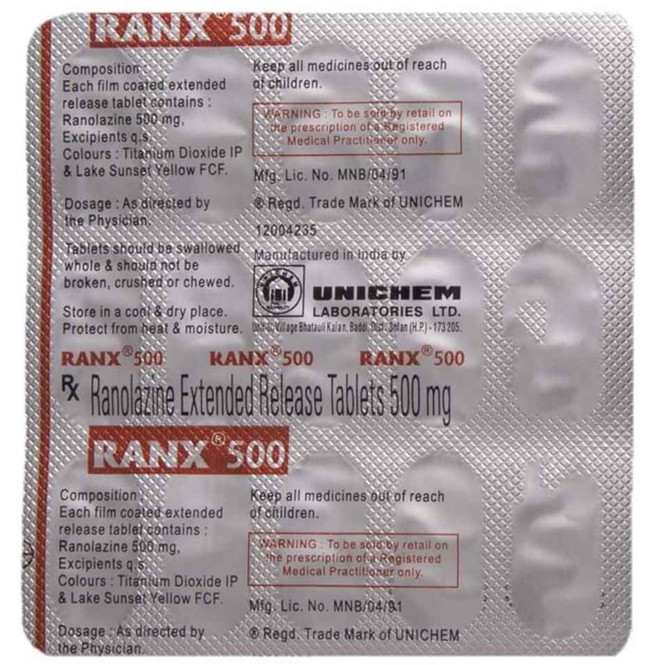 Ranx 500 Tablet ER