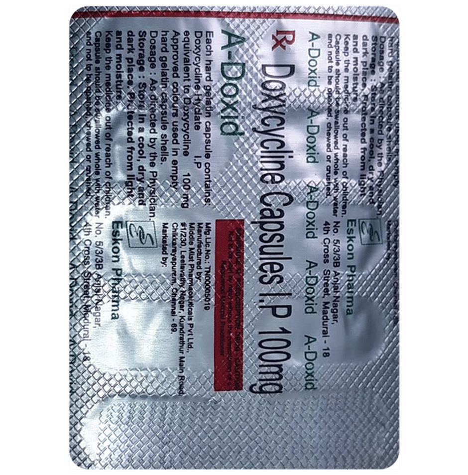 A-Doxid 100mg Capsule