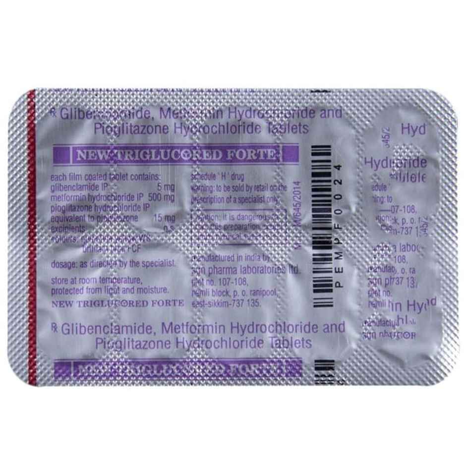 New Triglucored Forte Tablet