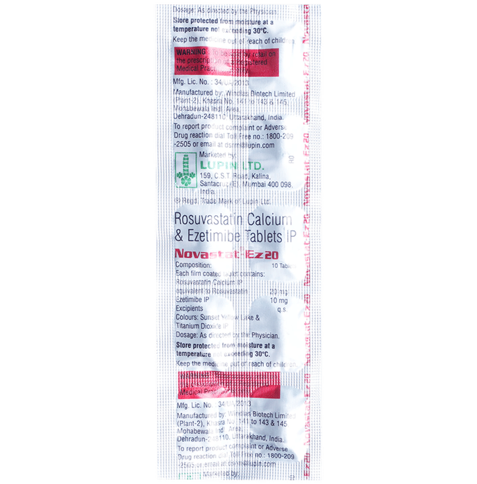 Novastat-Ez 20 Tablet