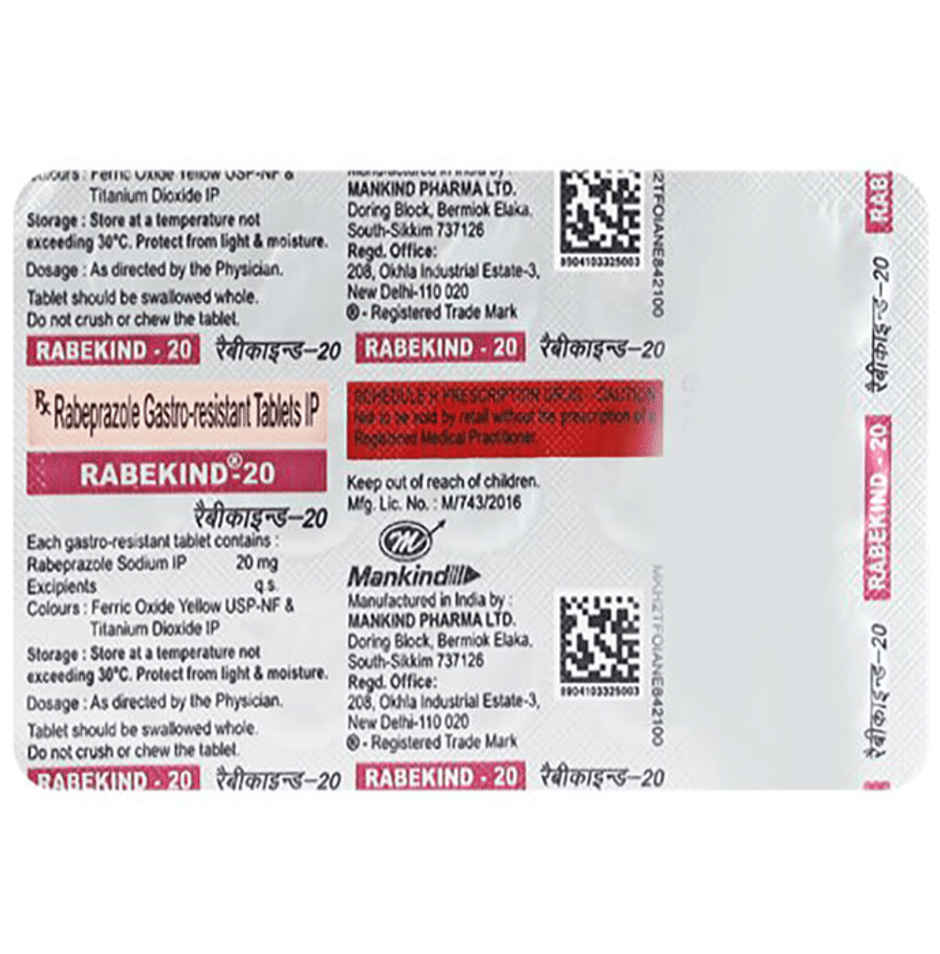 Rabekind-20 Tablet
