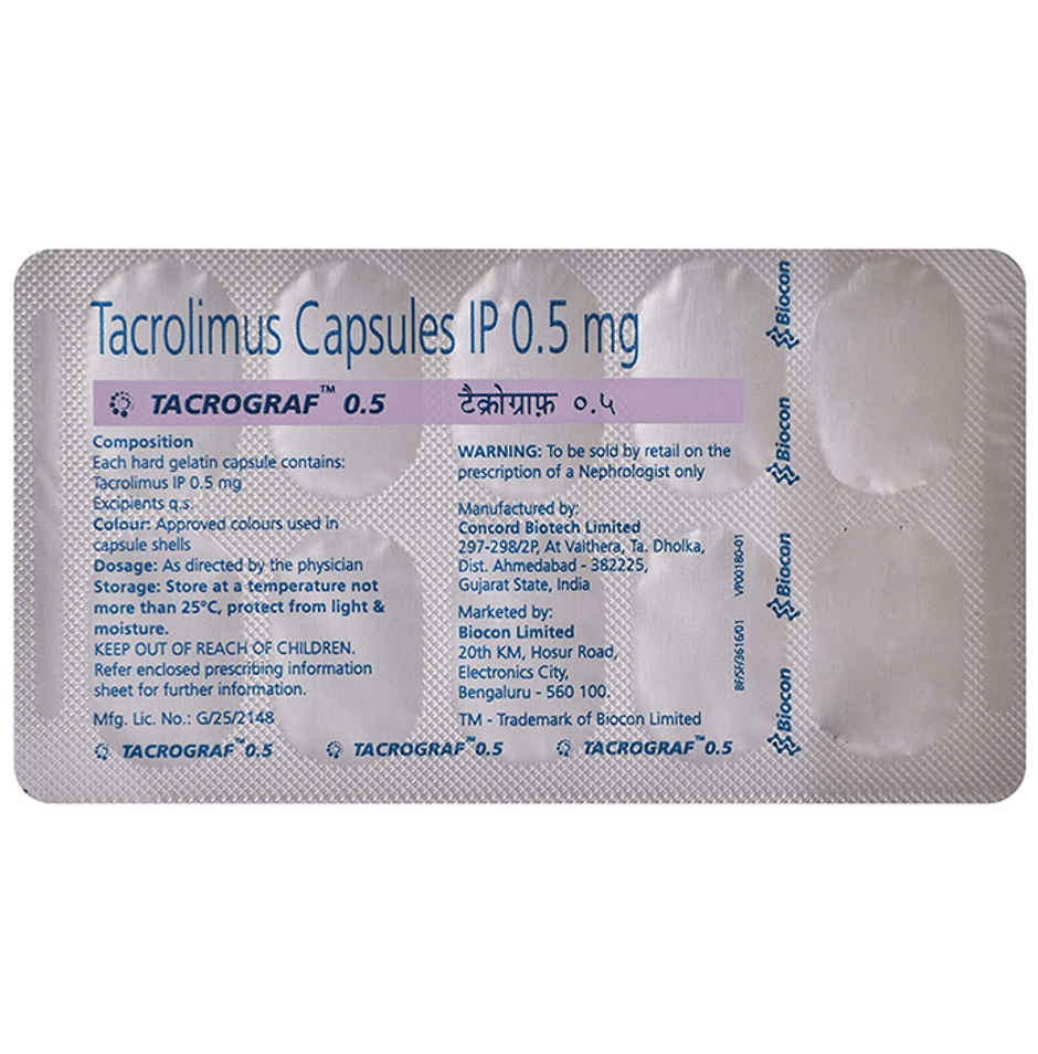Tacrograf 0.5 Capsule