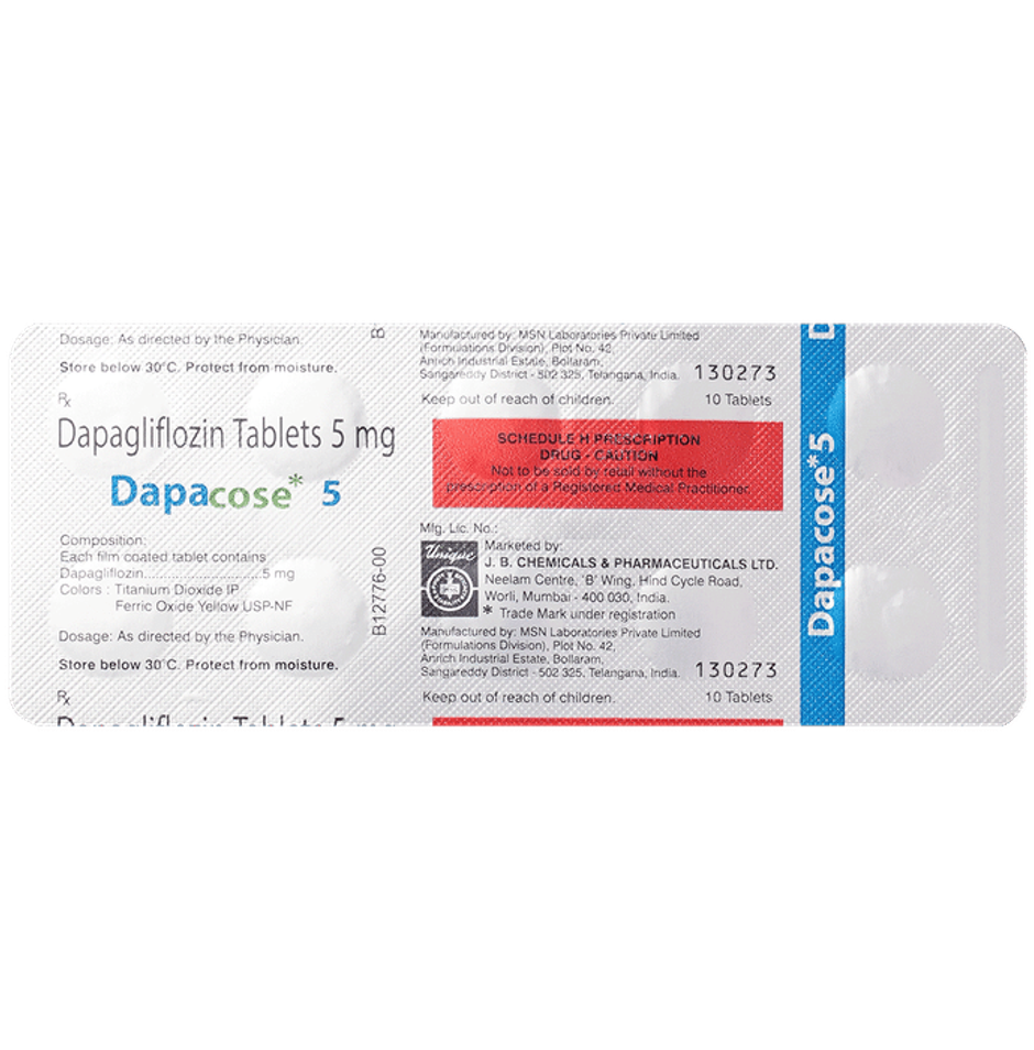 Dapacose 5 Tablet