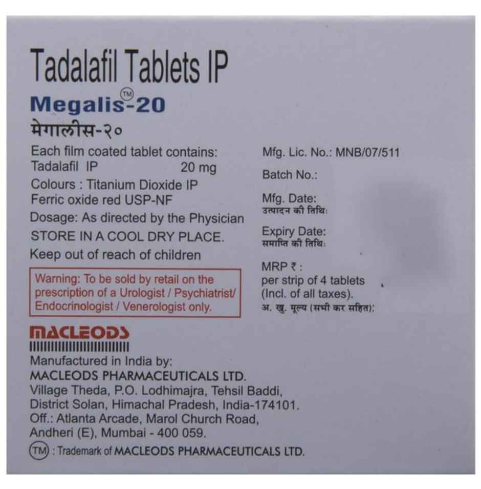 Megalis 20 Tablet