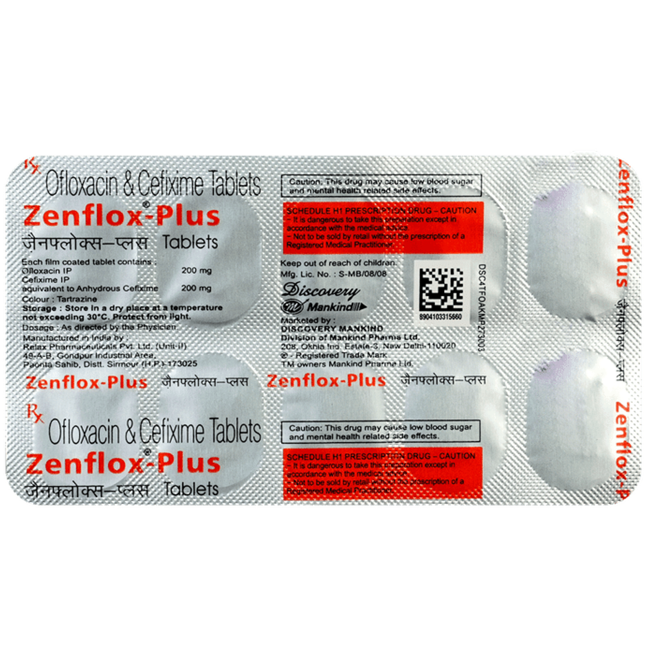 Zenflox-Plus Tablet