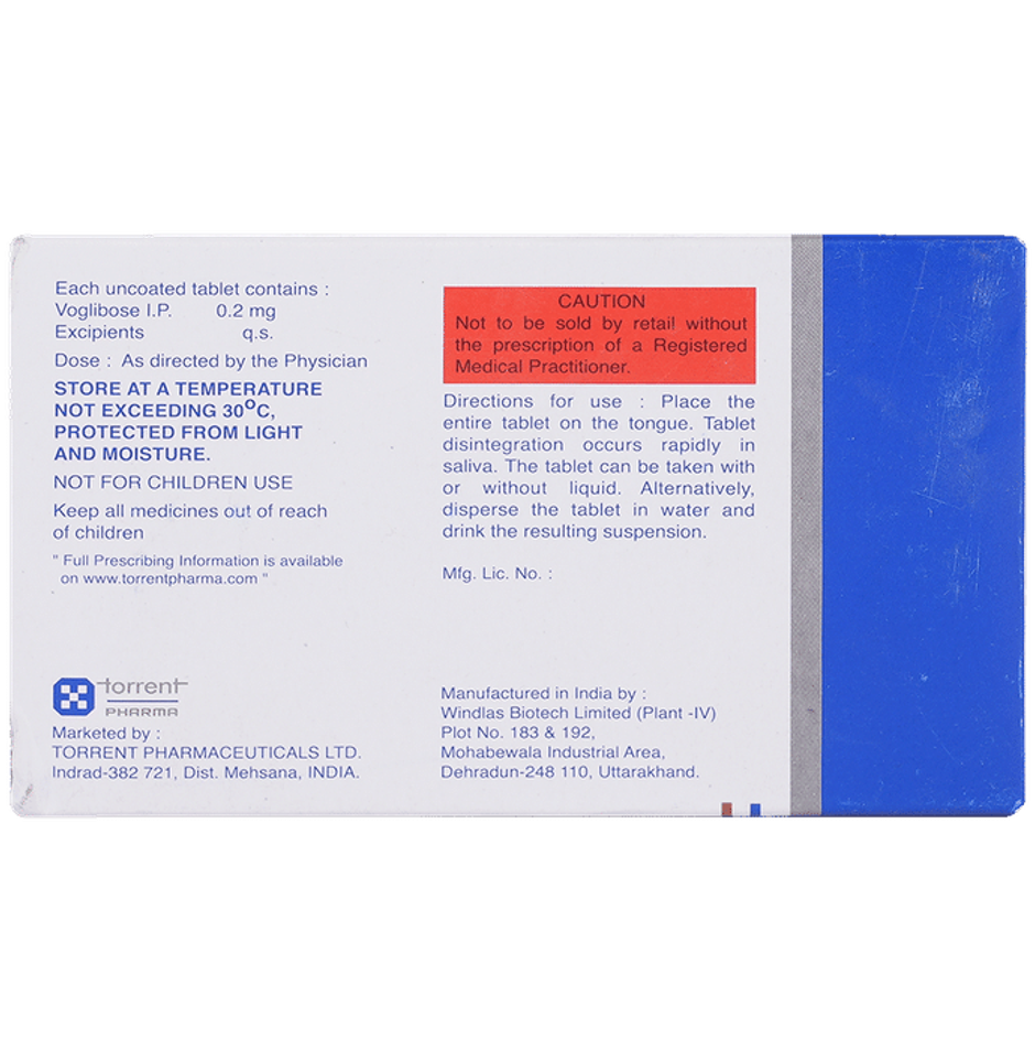 Voglitor MD 0.2 Tablet