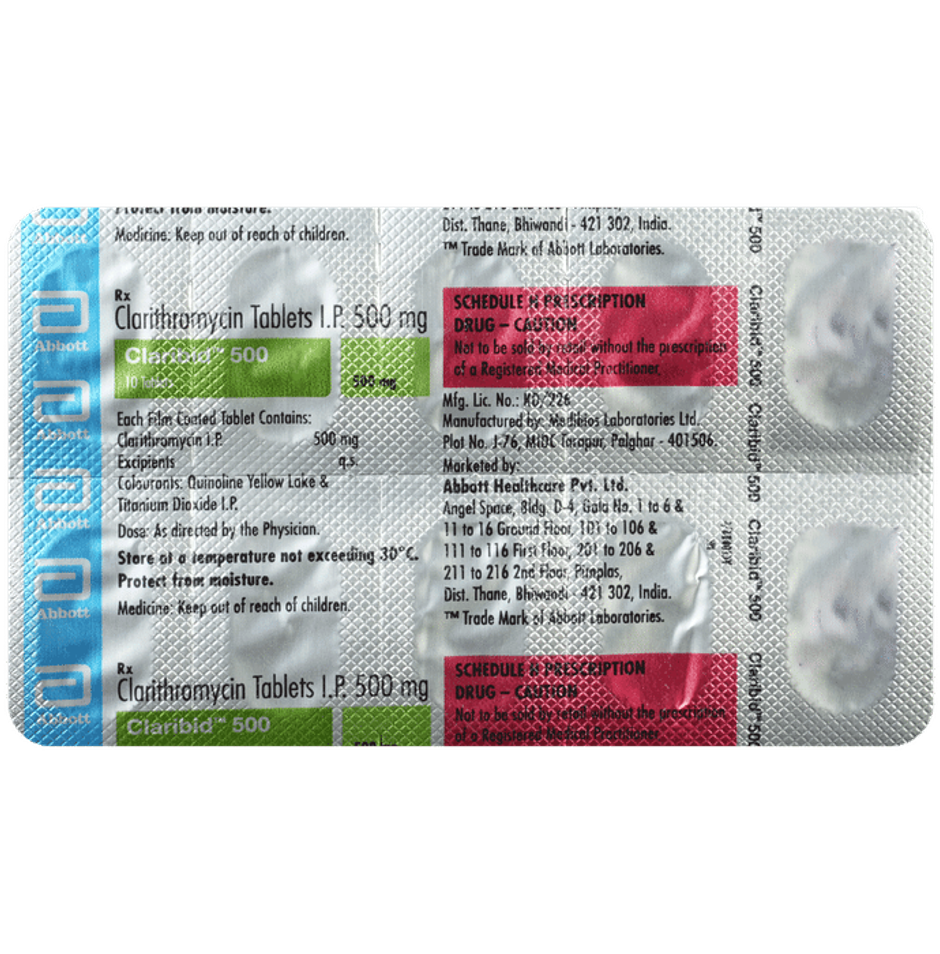 Claribid 500 Tablet