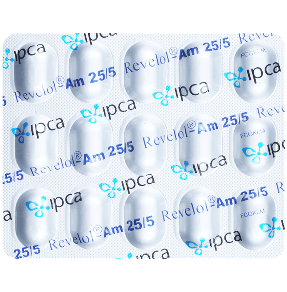 Revelol-Am 25/5 Tablet PR