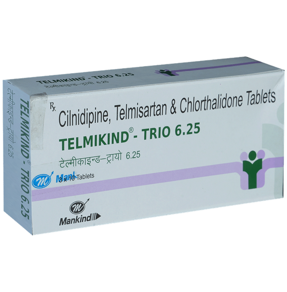Telmikind-Trio 6.25 Tablet