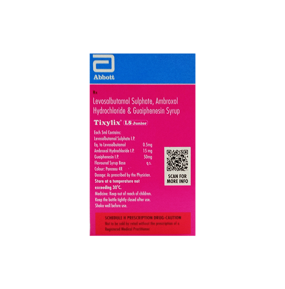 Tixylix LS Junior  Cherry Flavour Syrup