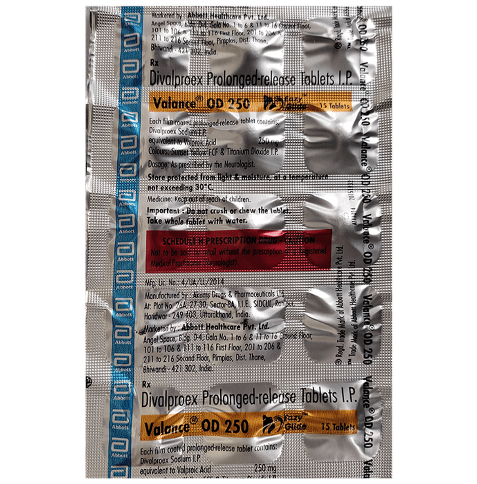 Valance OD 250 Eazy Glide Tablet PR