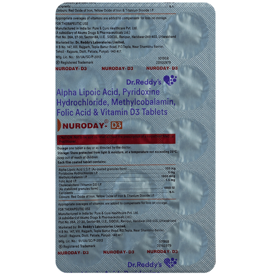 Nuroday D3 Tablet